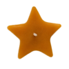 BeesFriend hand-poured pure beeswax star-shaped tea light, made from rescued hive cappings wax