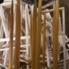Hand-Dipped Beeswax Taper Candles (pair)